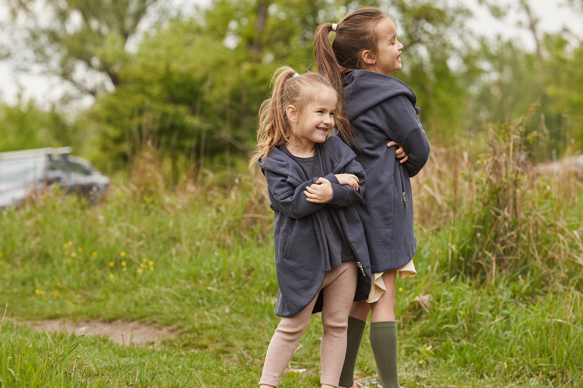Płaszczobluza KIDS Zgaszony Granat