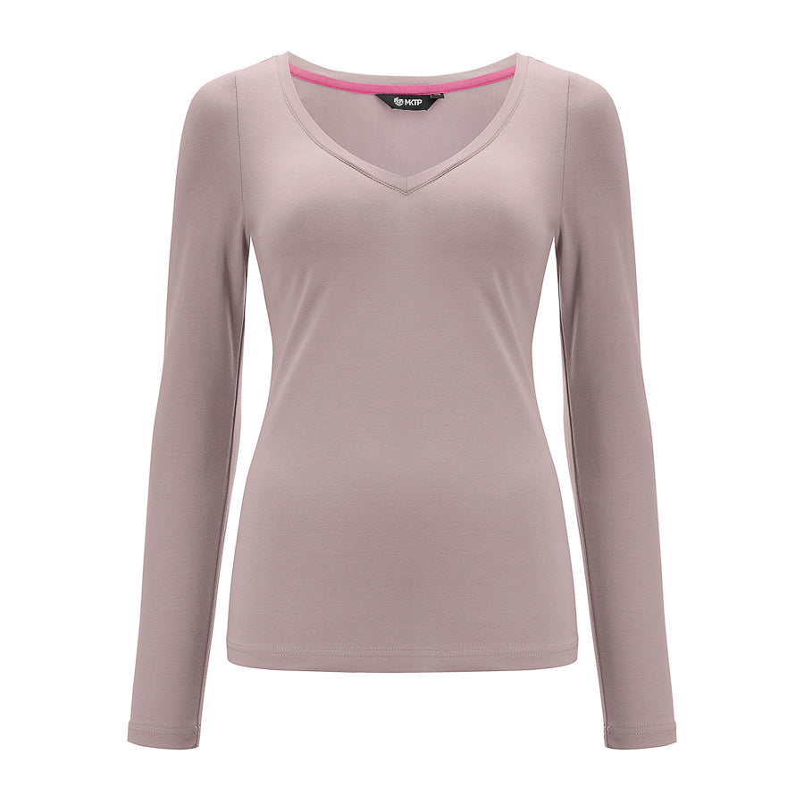 Longsleeve Perfect Lines Brudny Róż