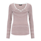 Longsleeve Perfect Lines Paski Koniak