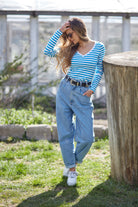 Longsleeve Perfect Lines paski Ocean