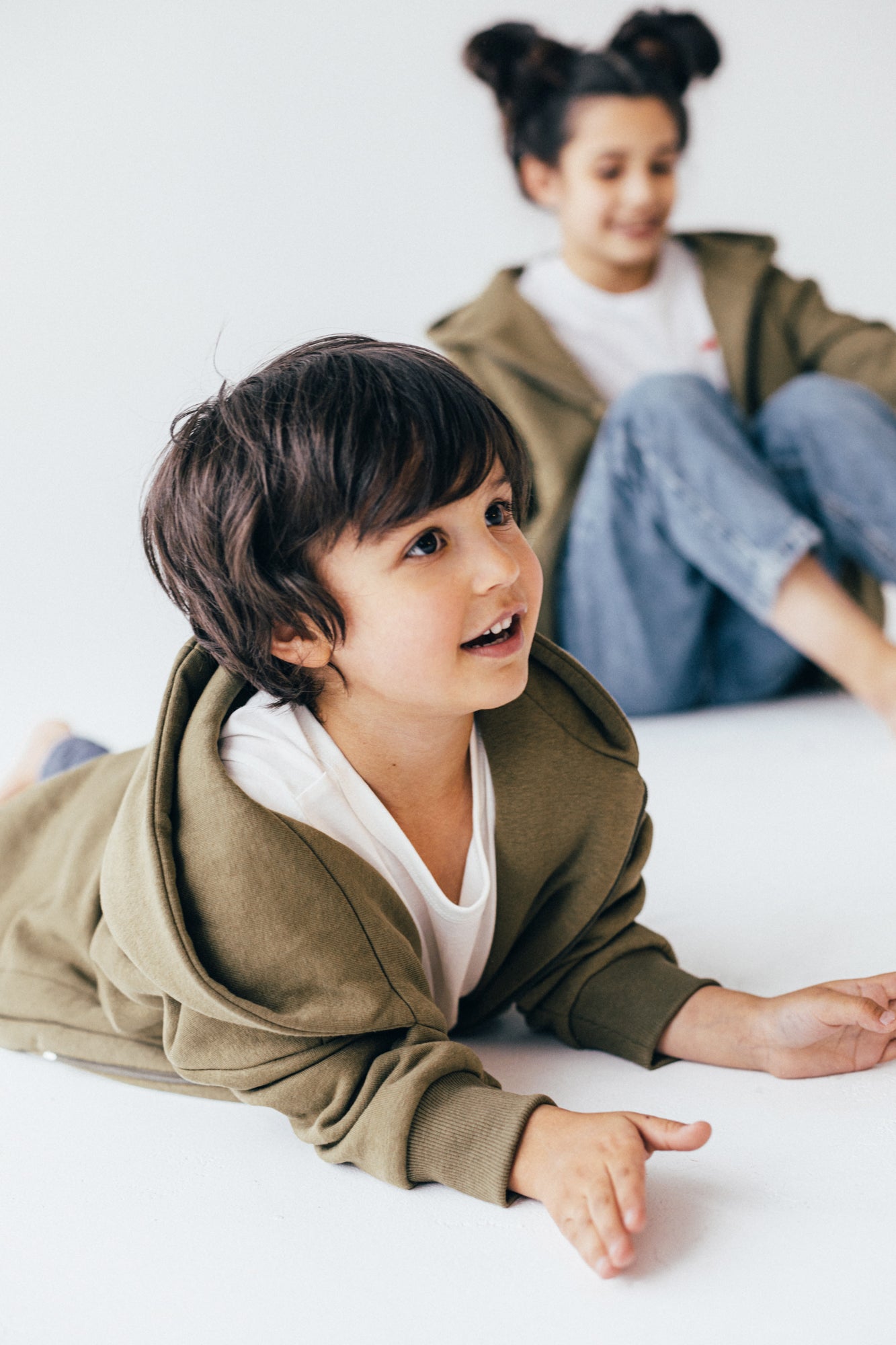 Płaszczobluza KIDS Militarna Zieleń