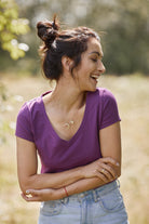 T-shirt Perfect Lines Purpura