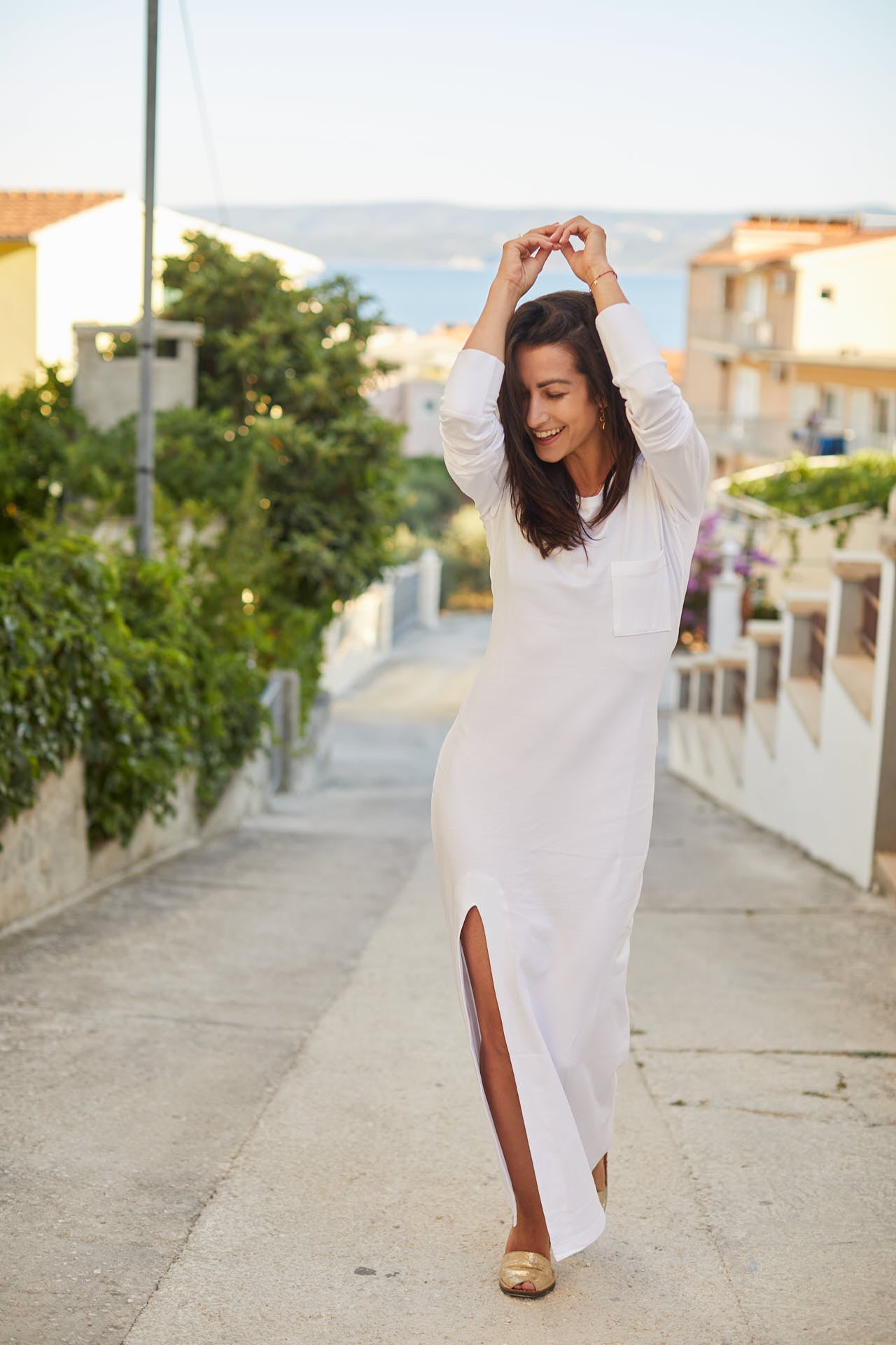 Sukienka Kobieca Historia Biała