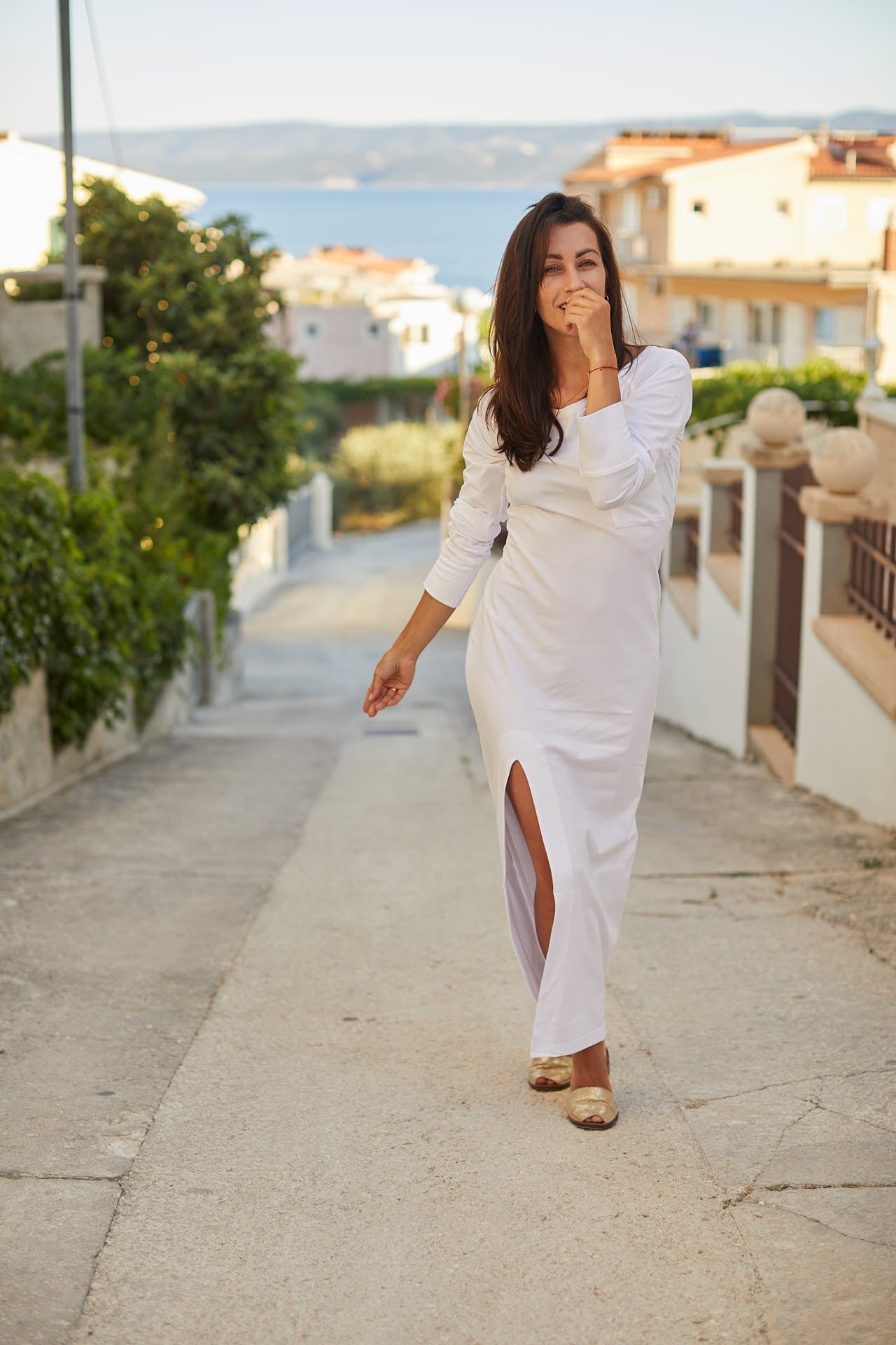 Sukienka Kobieca Historia Biała