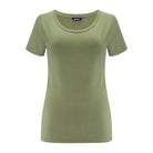 T-shirt Simplicite Militarna Zieleń