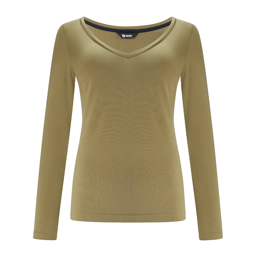 Longsleeve Perfect Lines Militarna Zieleń