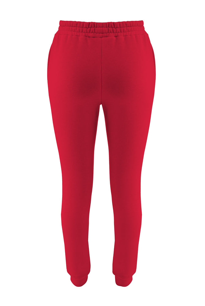 Spodnie dresowe Soft Line Malinowa czerwień