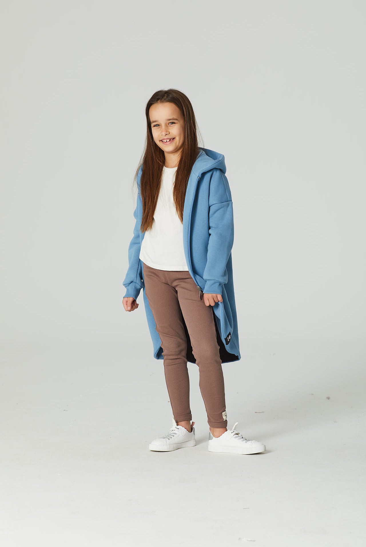 Płaszczobluza KIDS Niebieski Denim