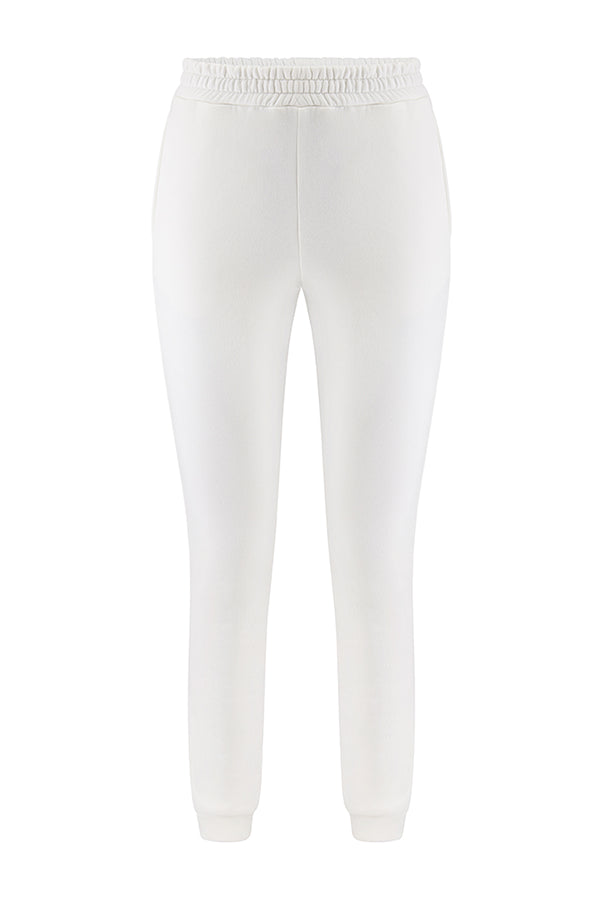 Spodnie dresowe Soft Line Białe