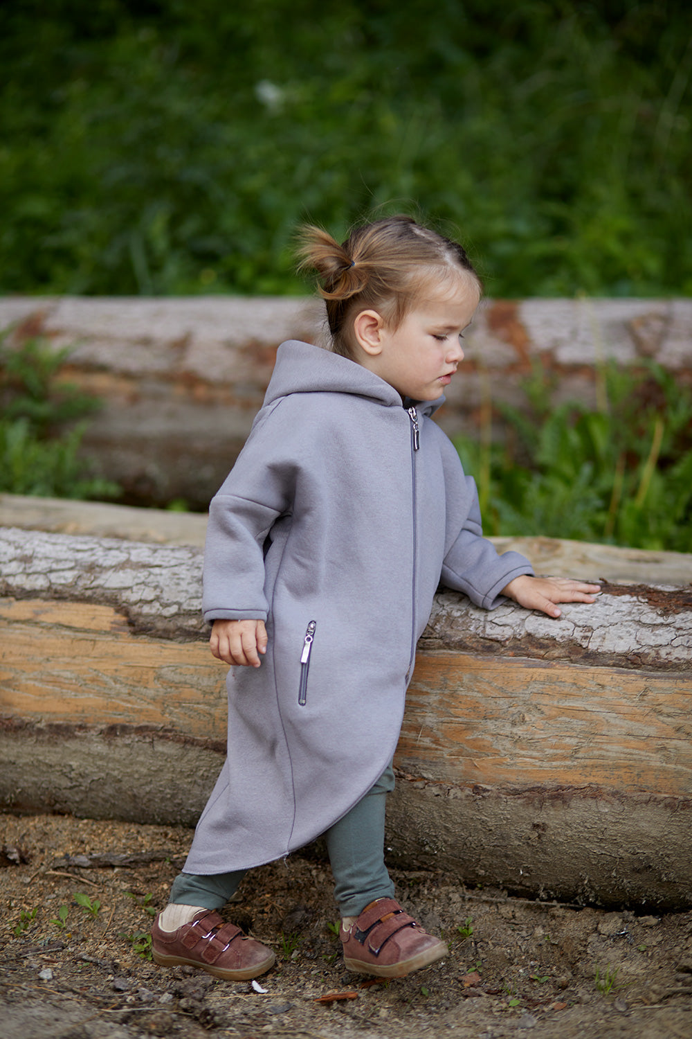 Płaszczobluza KIDS Szary