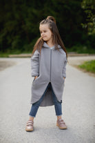 Płaszczobluza KIDS Szary
