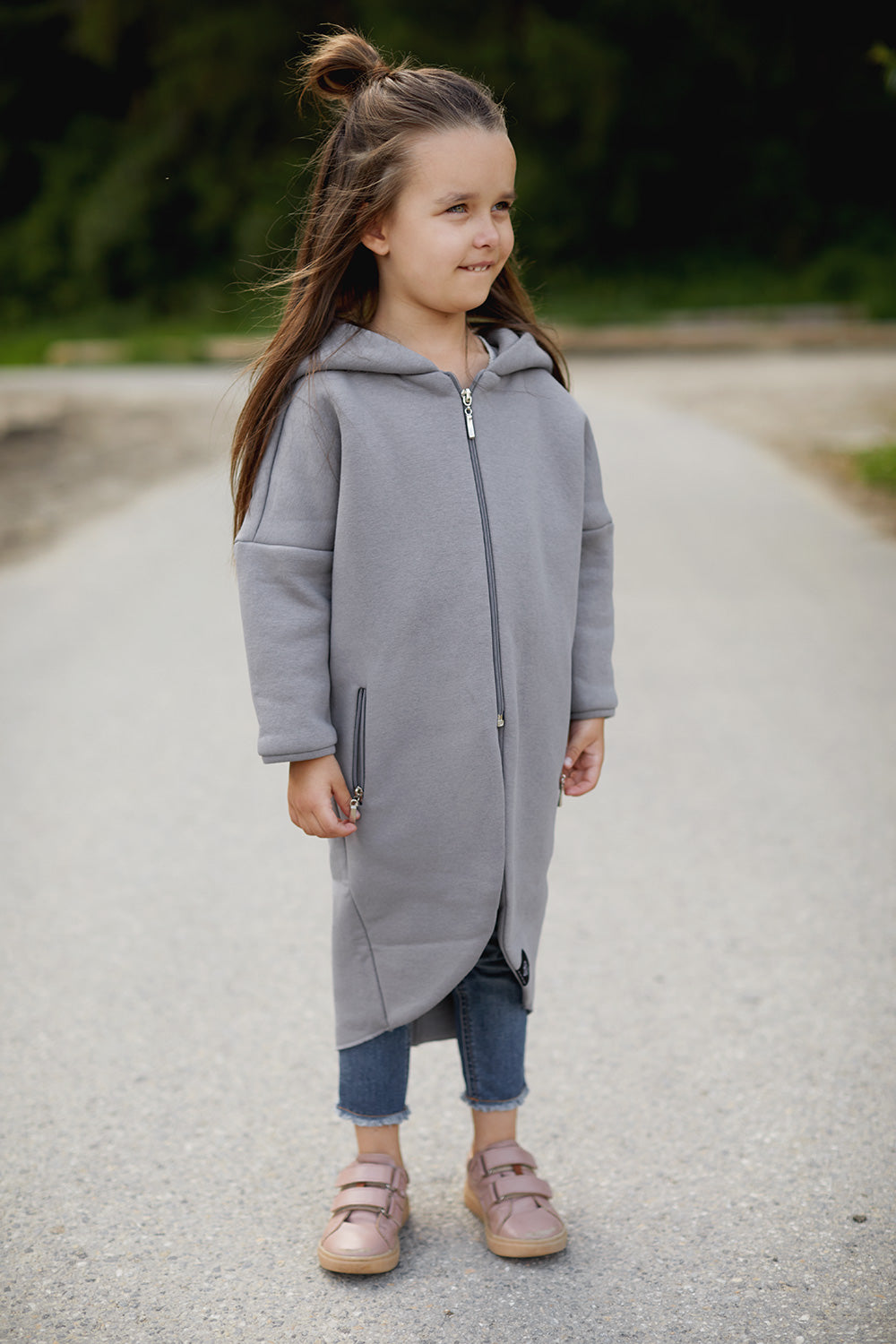 Płaszczobluza KIDS Szary