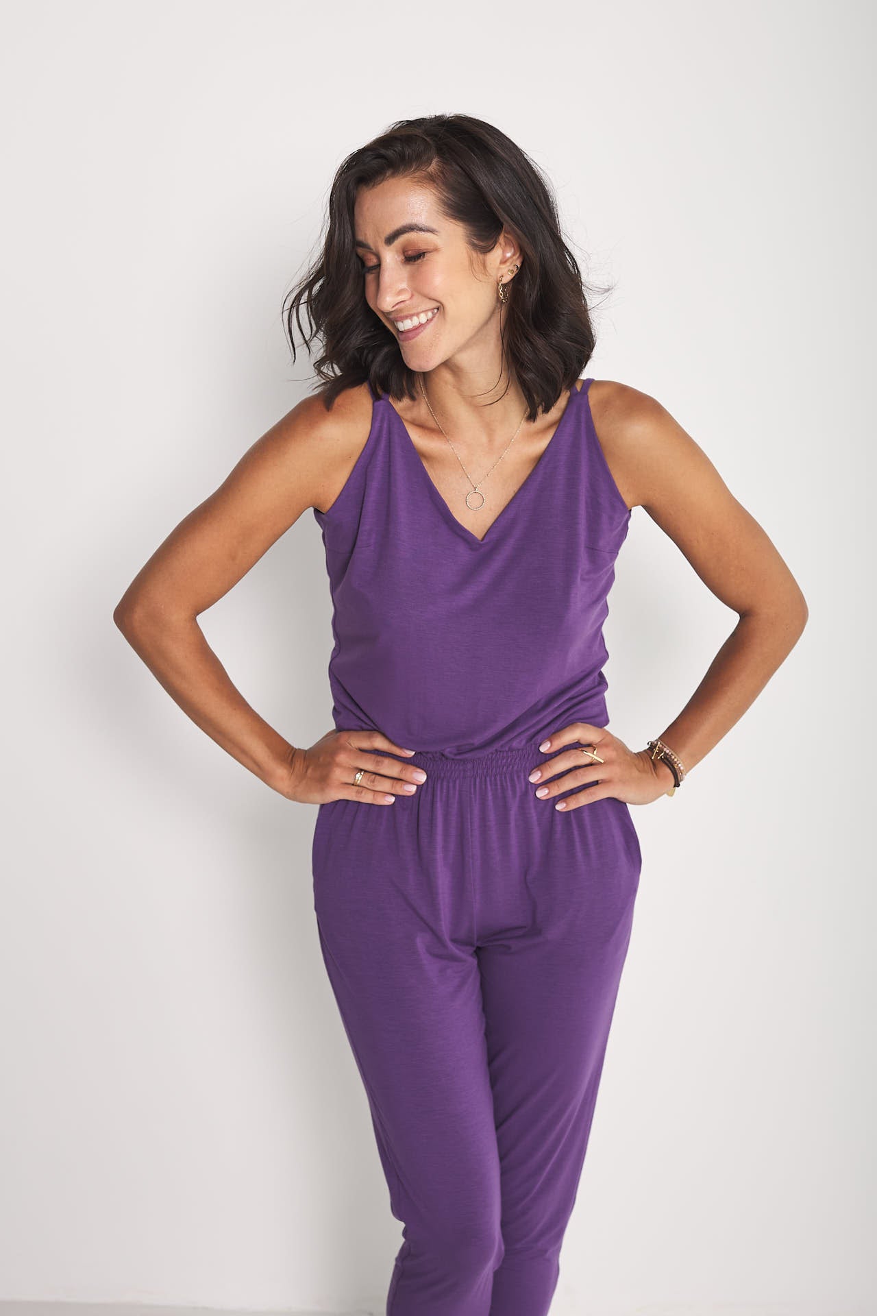 Kombinezon Simple Pleasure No.2 Śliwka