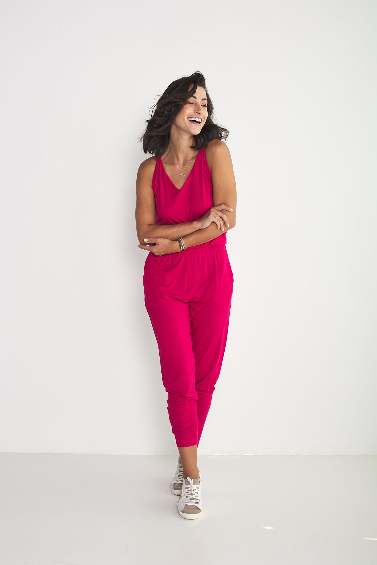 Kombinezon Simple Pleasure No.2 Ciemny Róż