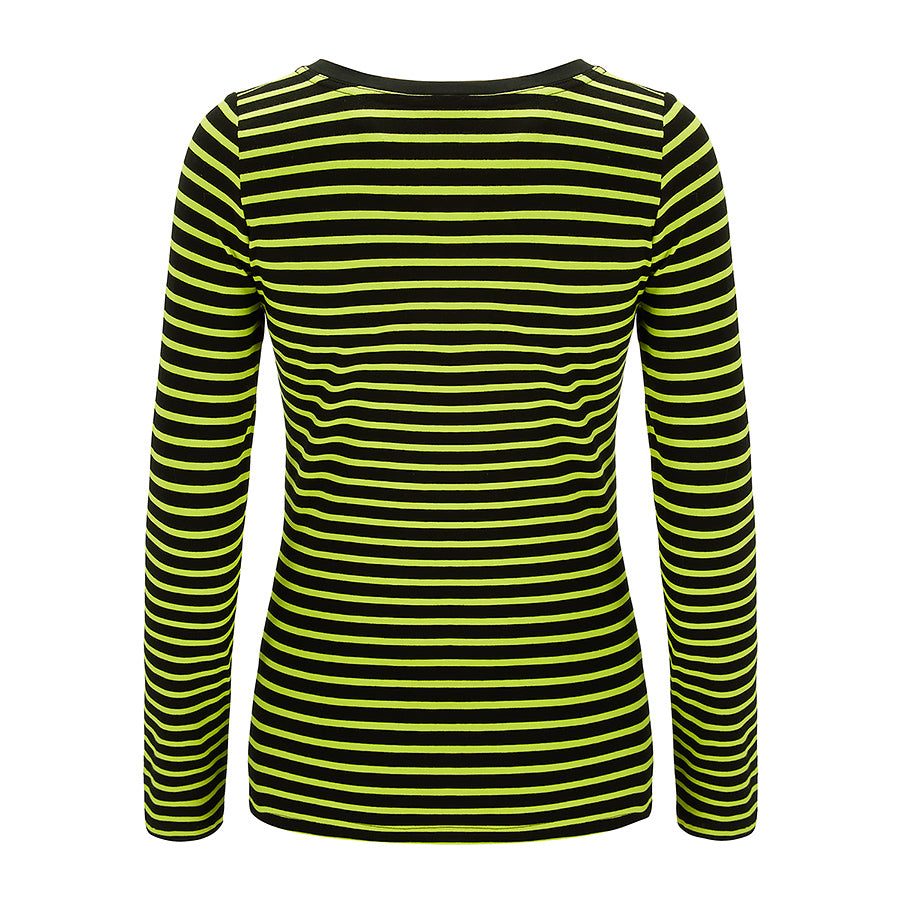 Longsleeve Perfect Lines Paski Limonka