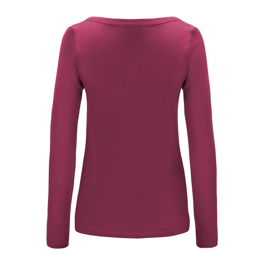 Longsleeve No Doubt Burgund
