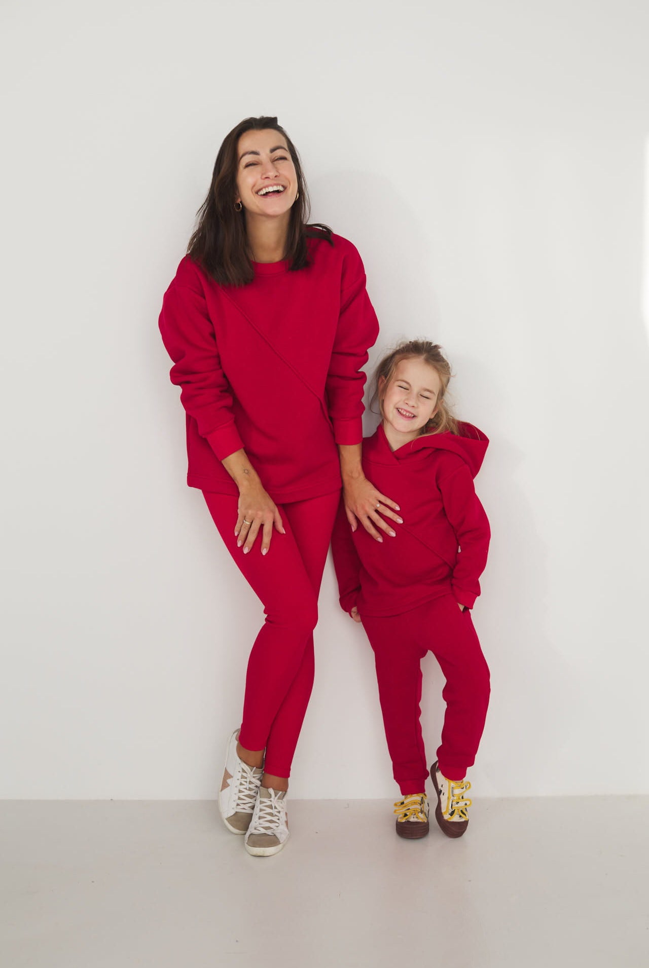 Spodnie Soft Line Kids Malinowa Czerwień