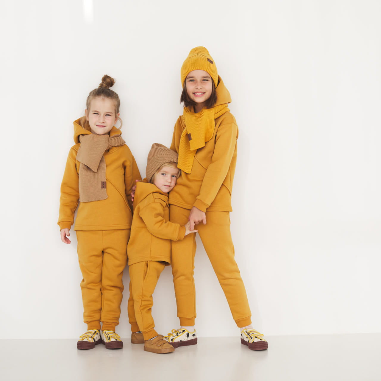 Czapka Cosy Days Kids Miód 100% Merino Extra Fine