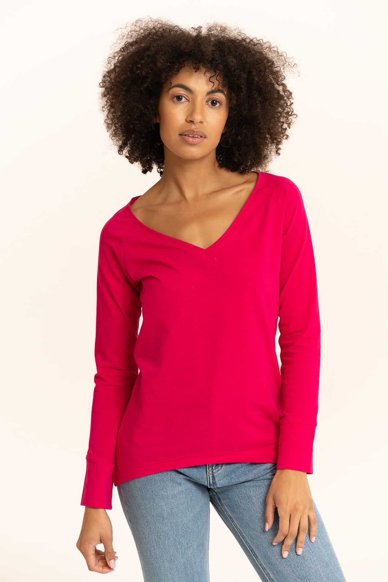 Longsleeve Daily Basic Magenta