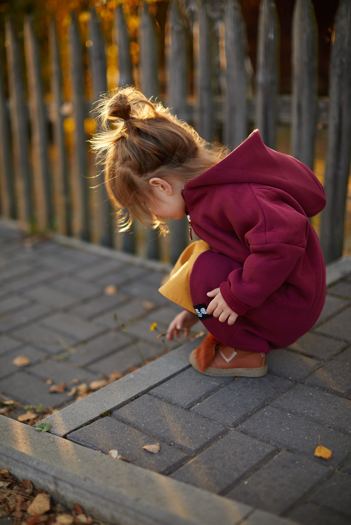 Płaszczobluza KIDS Burgund