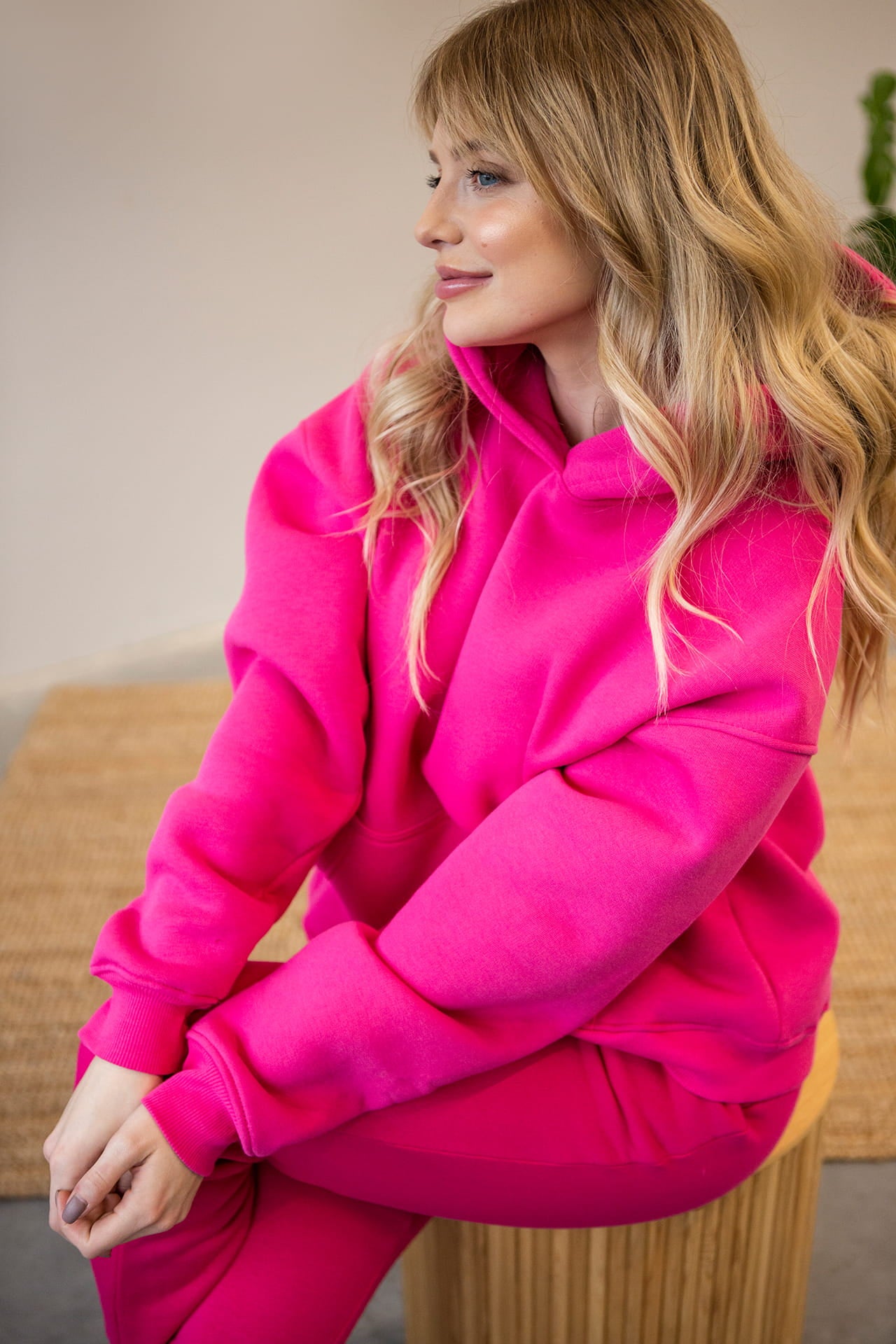 Fuchsia sweatshirt sale