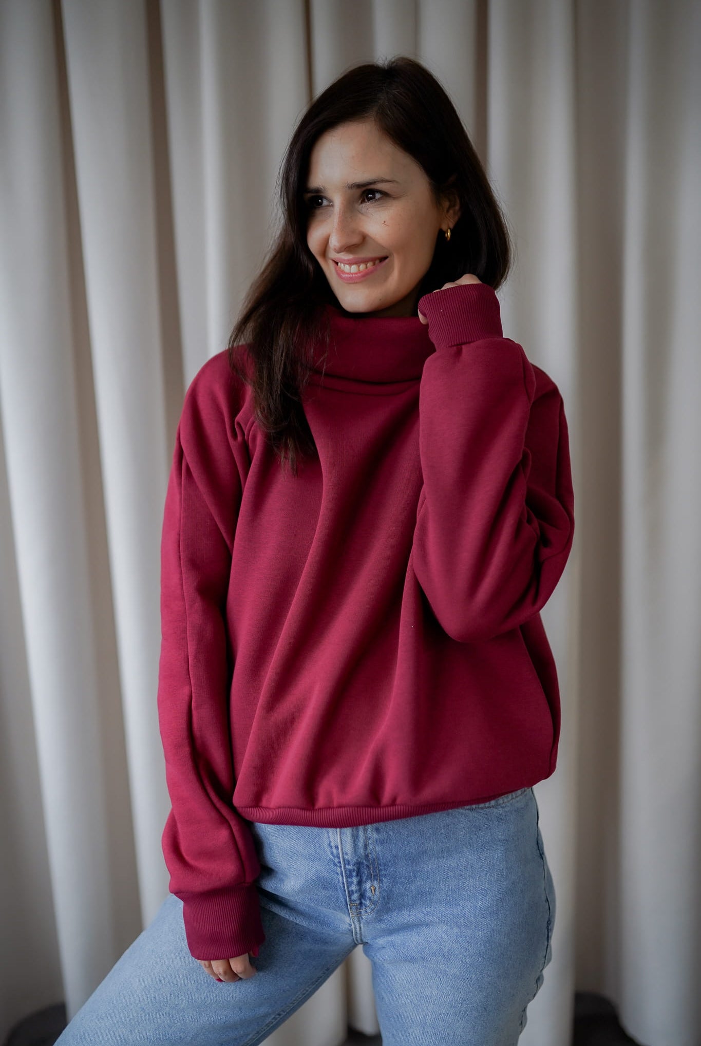 Bluza My (Cosy) Pleasure Burgund