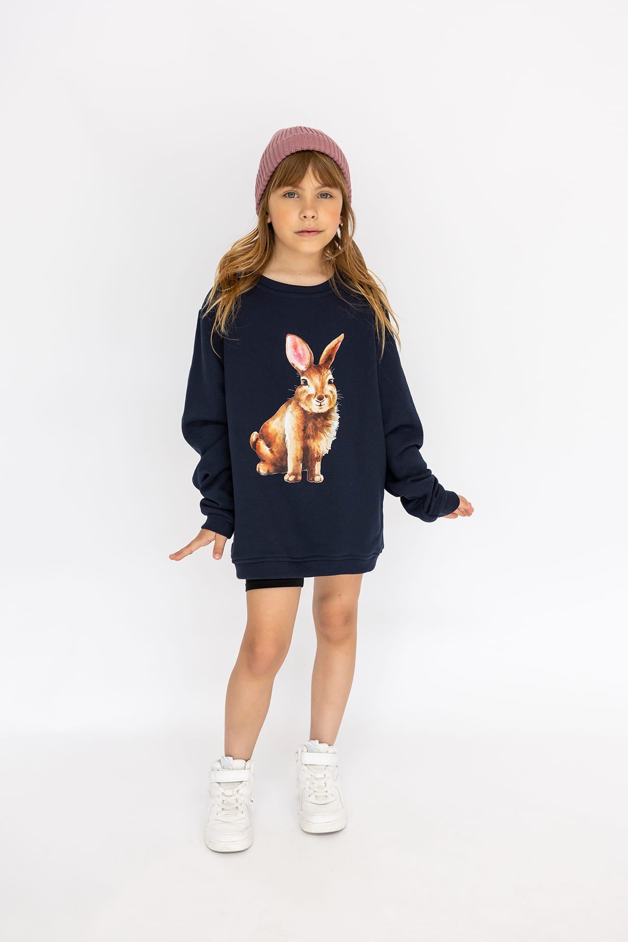 Bluza Kids z Królikiem Granat