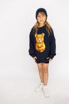 Bluza Kids z Misiem Granat