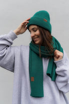 Szalik Cosy Days Emerald 100% Merino