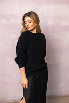 Sweter Cashmere Hug Czarny