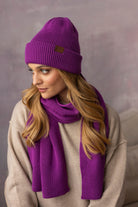 Szalik Cosy Days Purpura 100% Merino