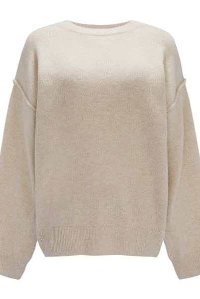 Sweter Cashmere Hug Piaskowy