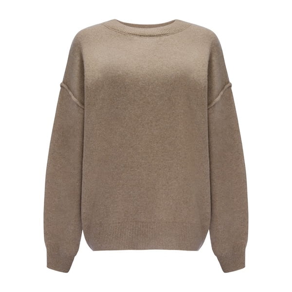 Sweter Cashmere Hug Ciemny Beż