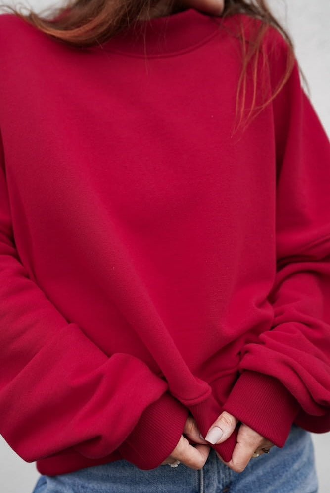 Bluza Iconic Malinowa Czerwień