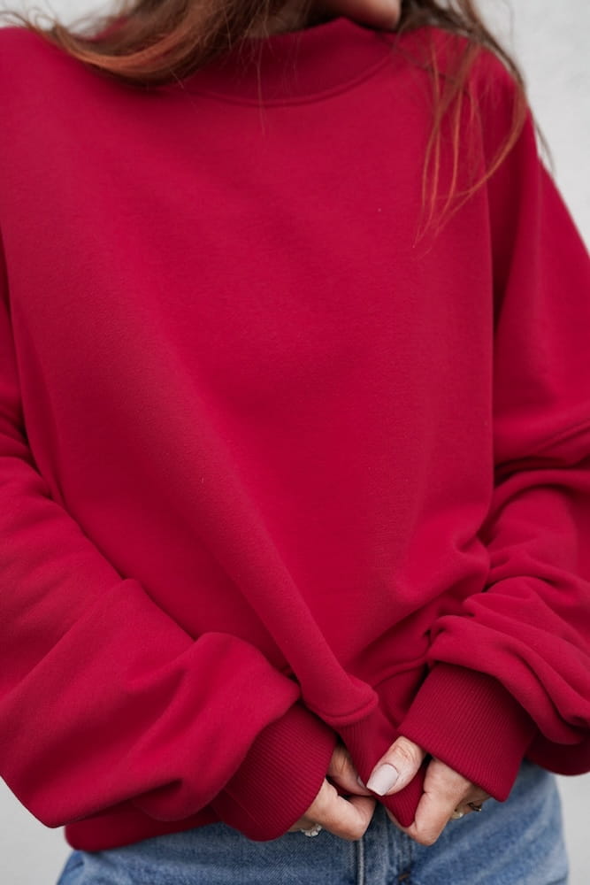 Bluza Iconic Malinowa Czerwień