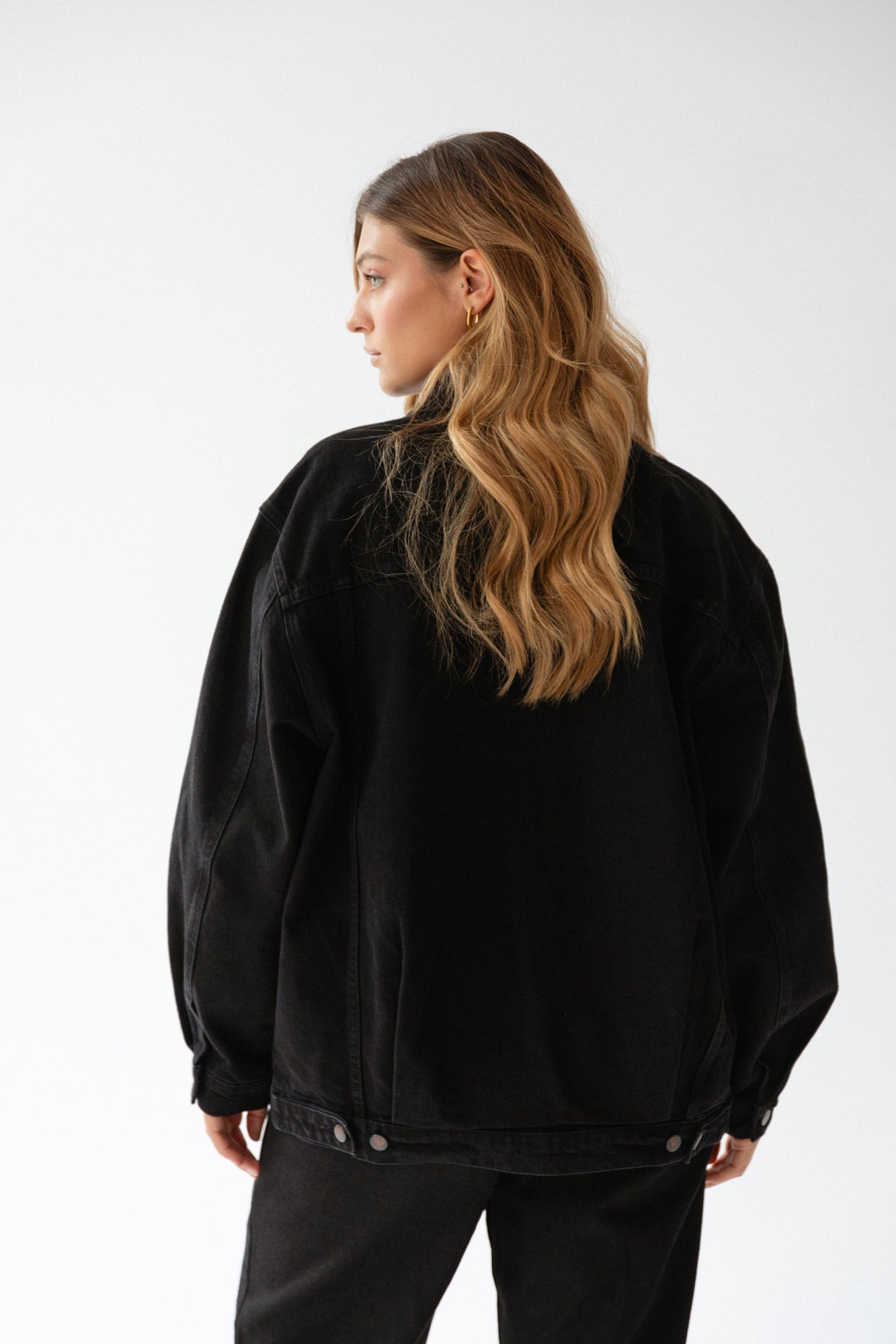 Kurtka dżinsowa Venice Czarna – MKTP