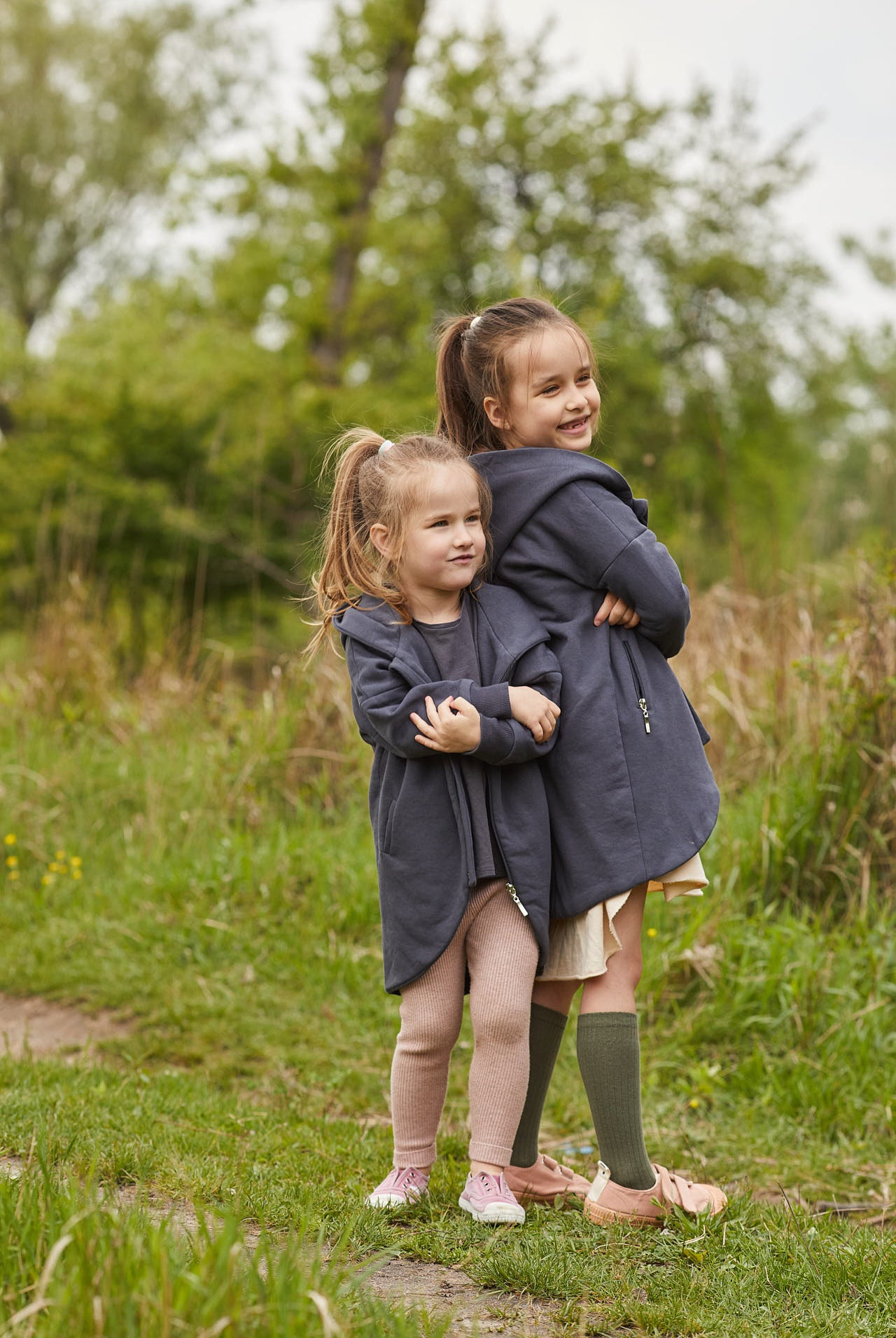 Płaszczobluza KIDS Zgaszony Granat