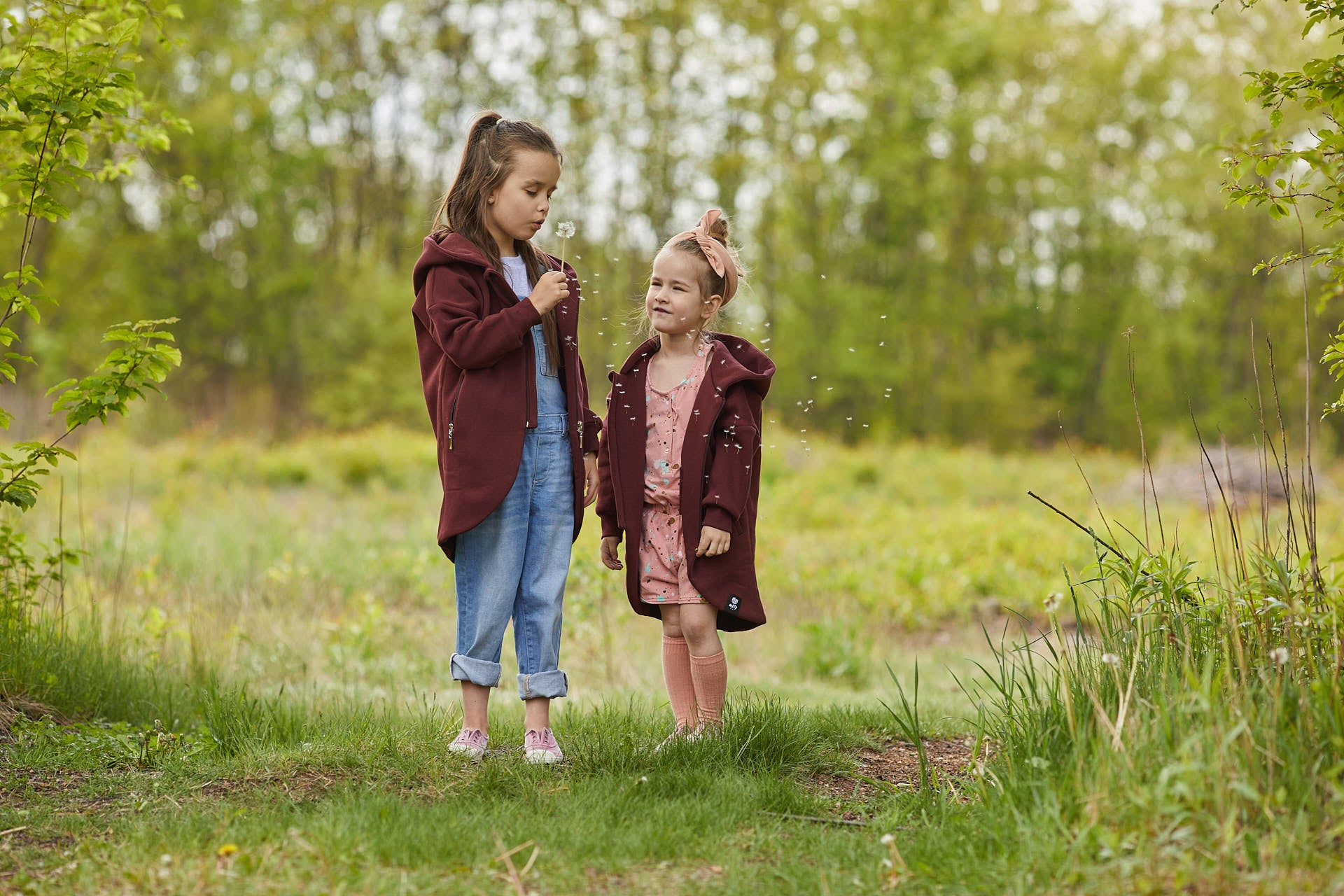 Płaszczobluza KIDS Burgund Ciemny