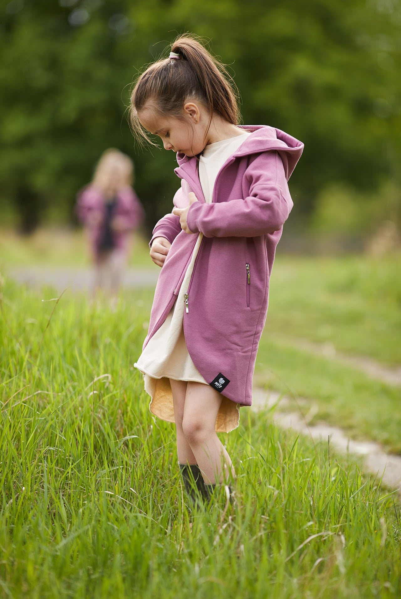 Płaszczobluza KIDS Liliowy Róż