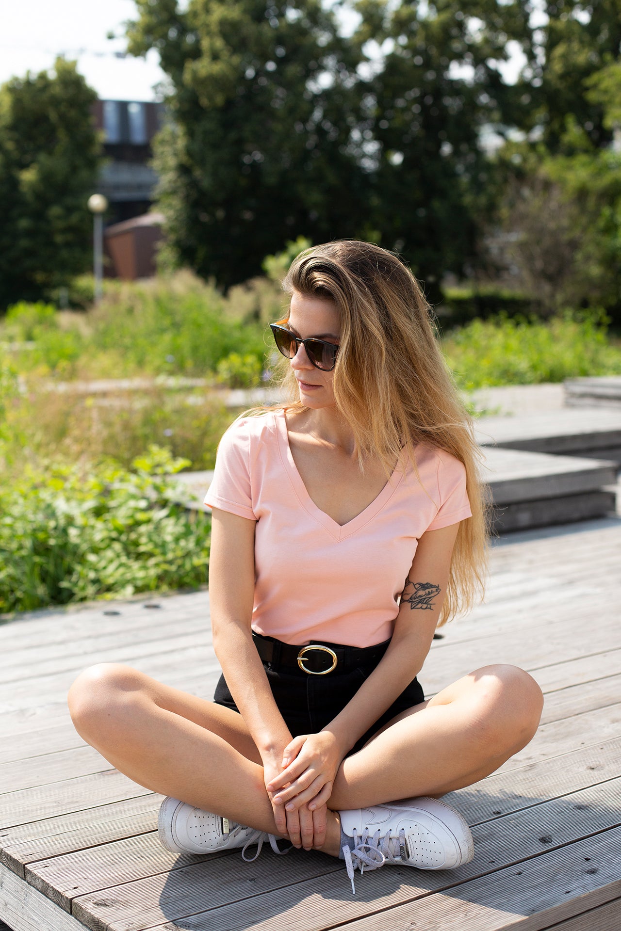T-shirt Perfect Lines Blossom Róż