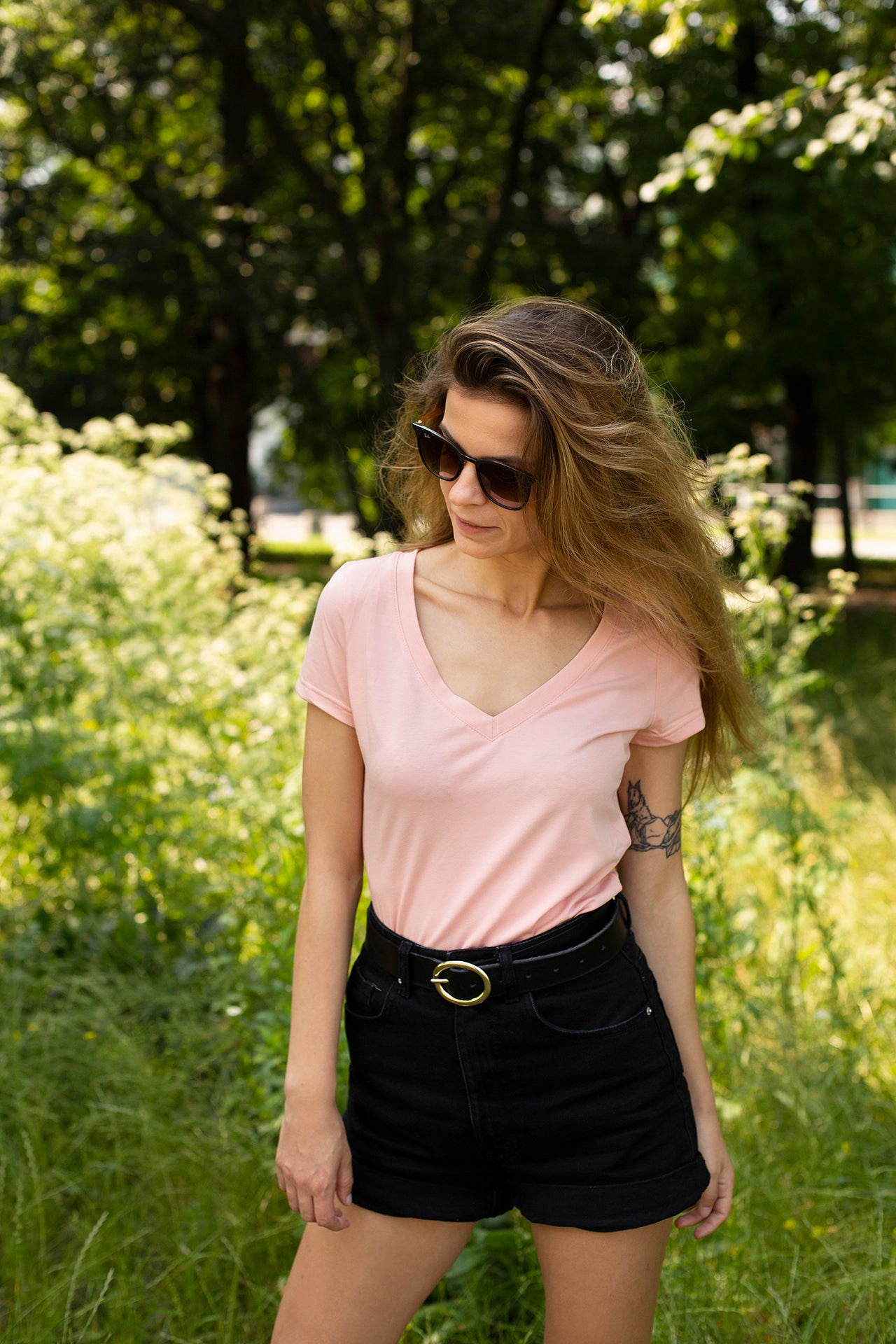 T-shirt Perfect Lines Blossom Róż