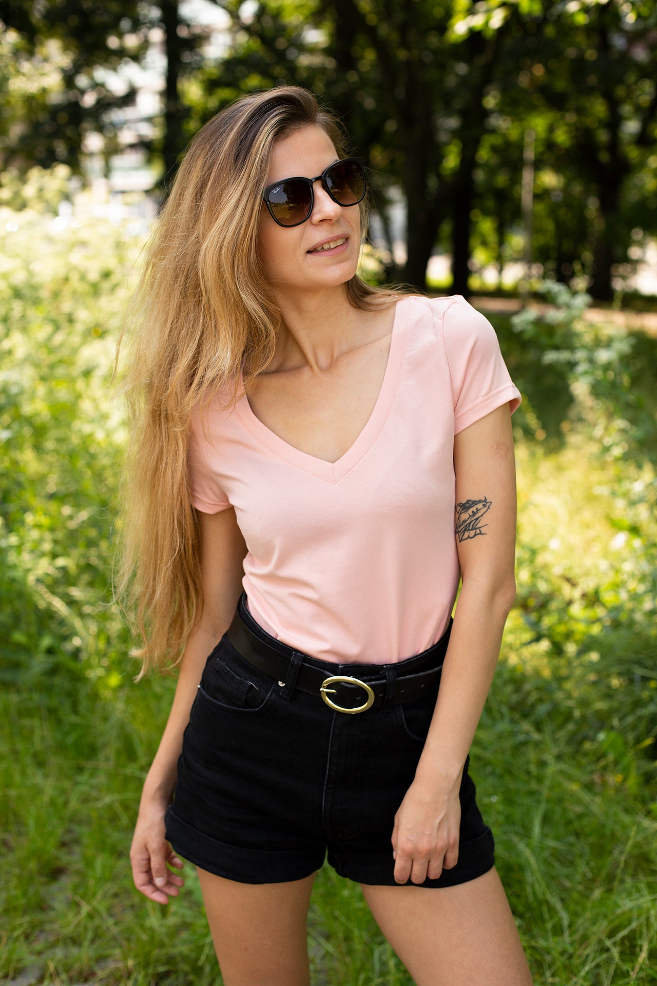 T-shirt Perfect Lines Blossom Róż