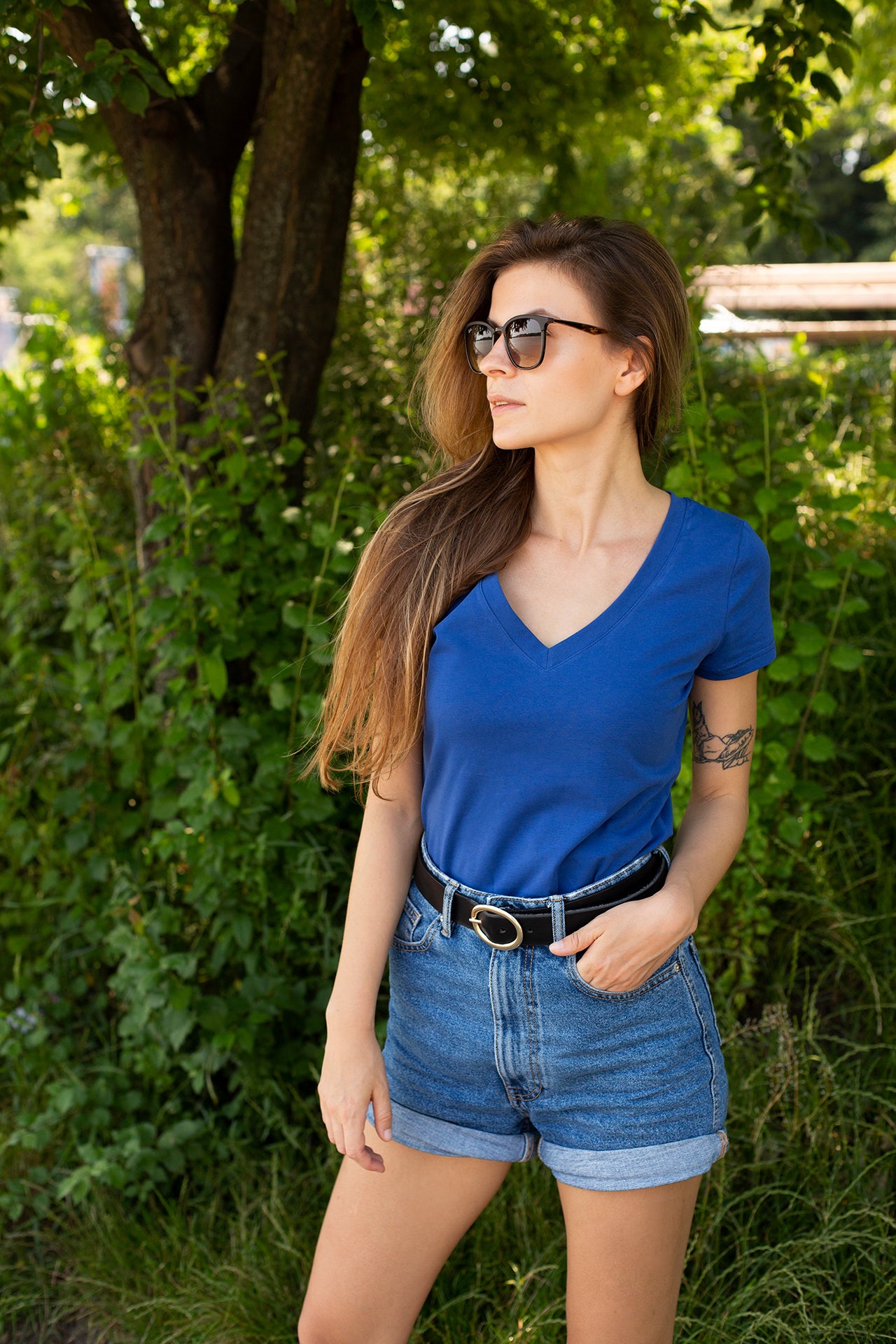 T-shirt Perfect Lines Classic Blue
