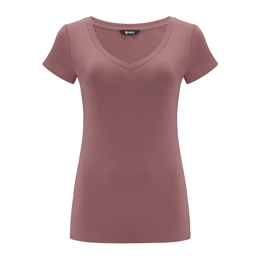 T-shirt Perfect Lines Rose Brown