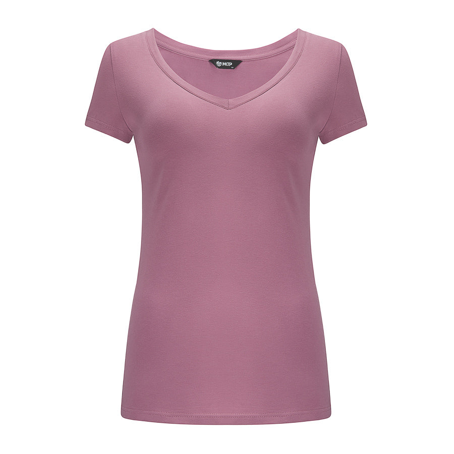 T-shirt Perfect Lines Liliowy Róż