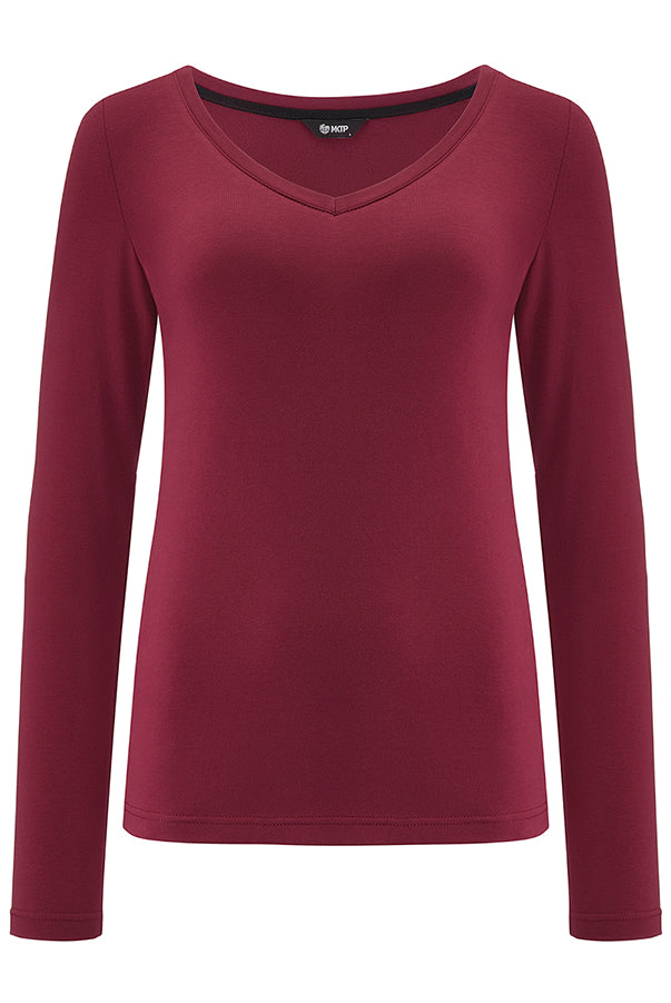 Longsleeve Perfect Lines Burgund