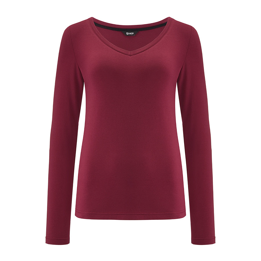 Longsleeve Perfect Lines Burgund